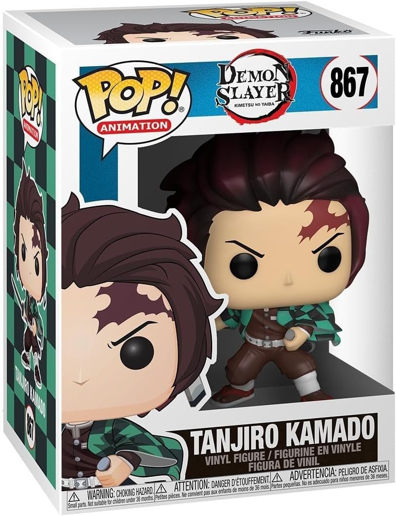 Funko Animación POP: Demon Slayer - Tanjiro Kamado, Multicolor