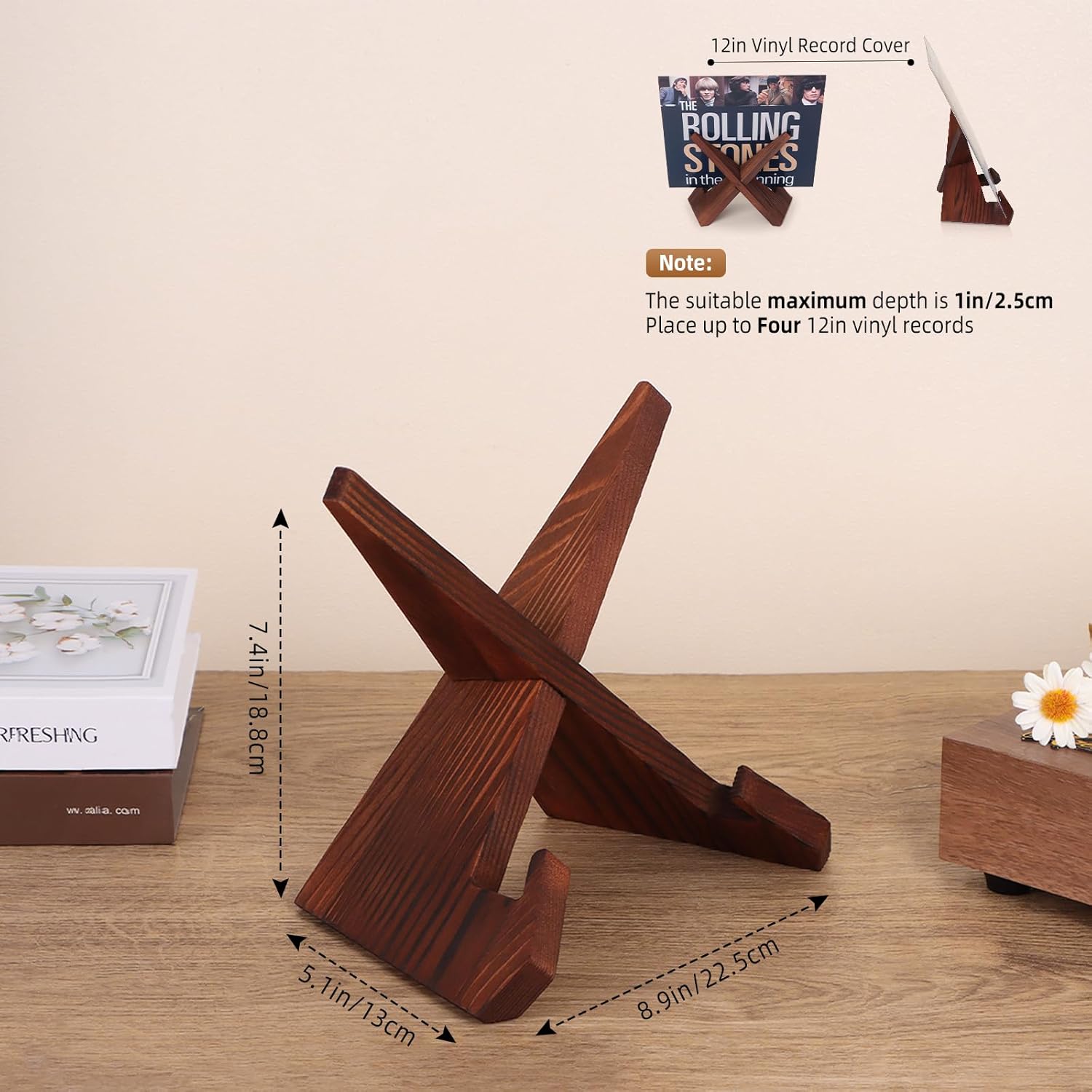 Soporte para discos de vinilo