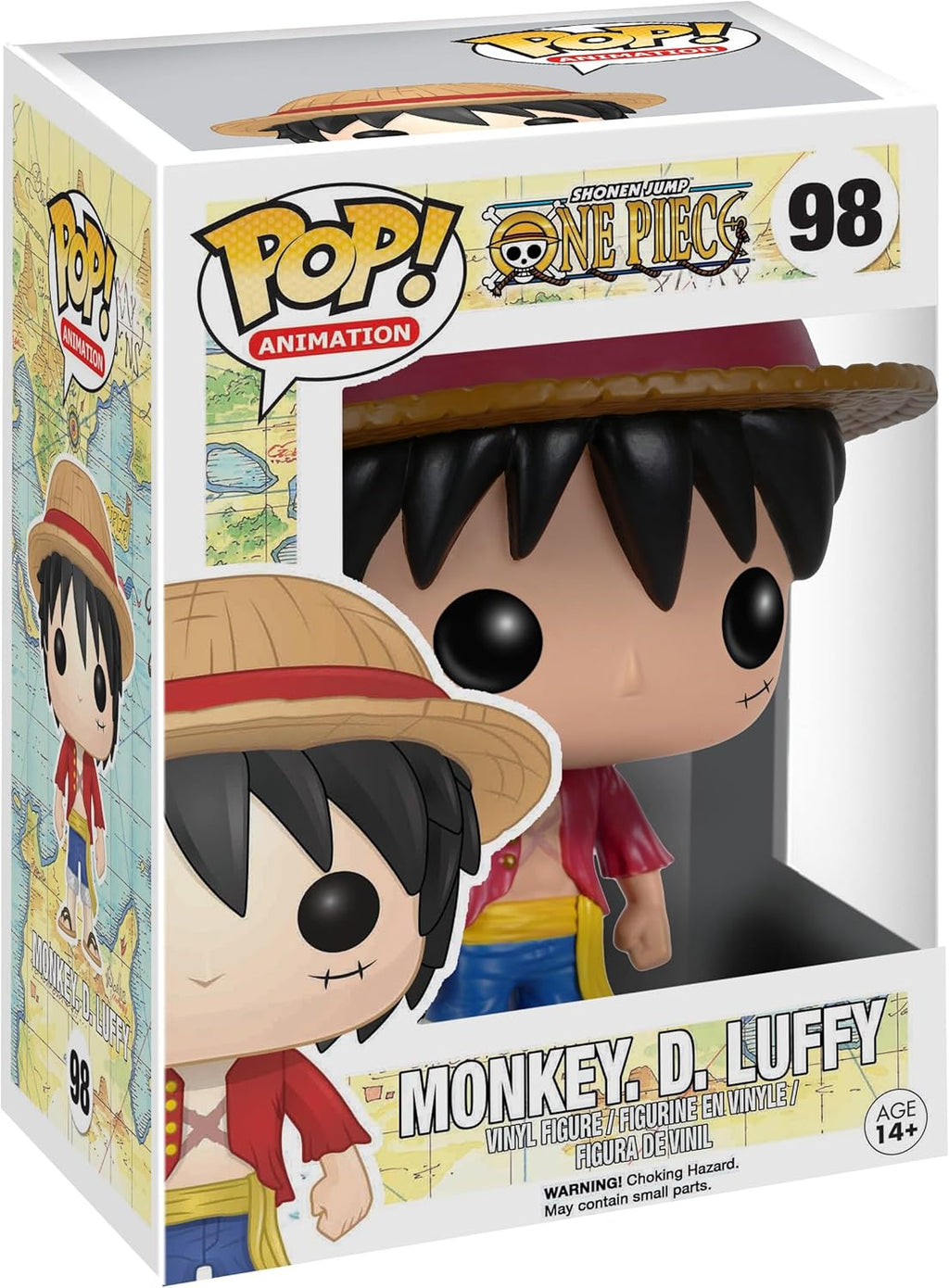 Figura de acción de Luffy de One Piece, Funko POP Anime