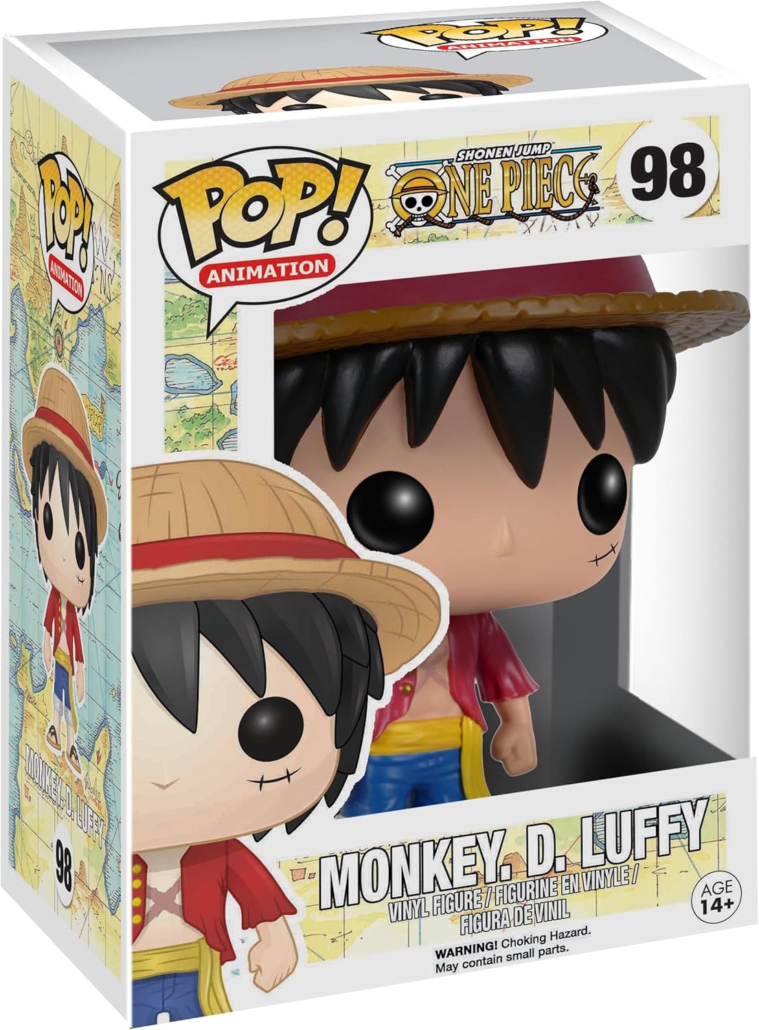 Figura de acción de Luffy de One Piece, Funko POP Anime