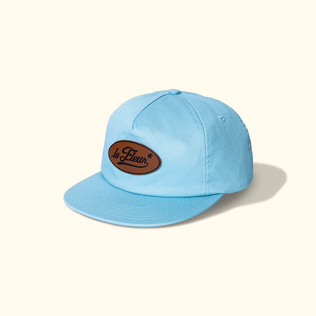 Gorra de 5 paneles con parche de cuero azul-Tyler, The Creator's GOLF le FLEUR*