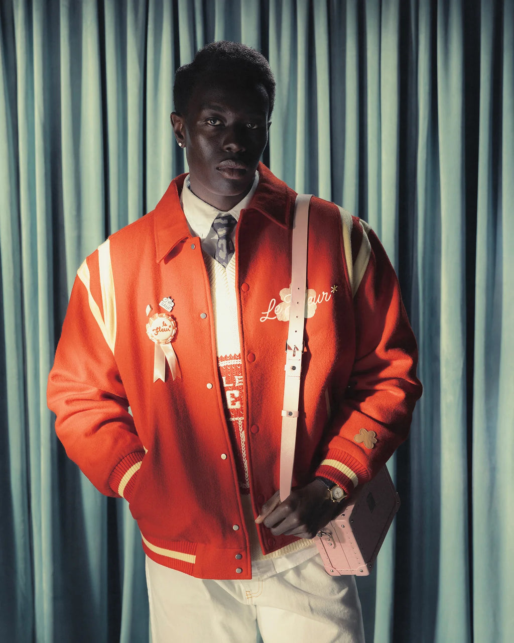 Chaqueta universitaria Petalers roja-Tyler, The Creator's GOLF le FLEUR*