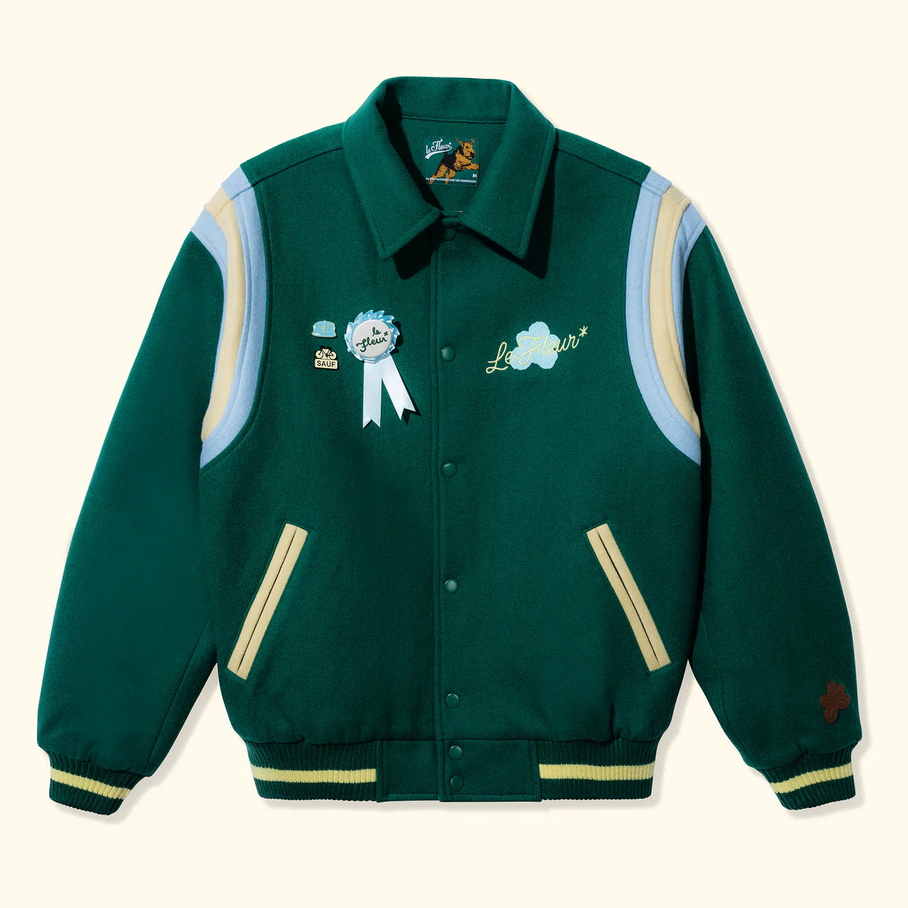 Chaqueta universitaria Petalers verde-Tyler, The Creator's GOLF le FLEUR*