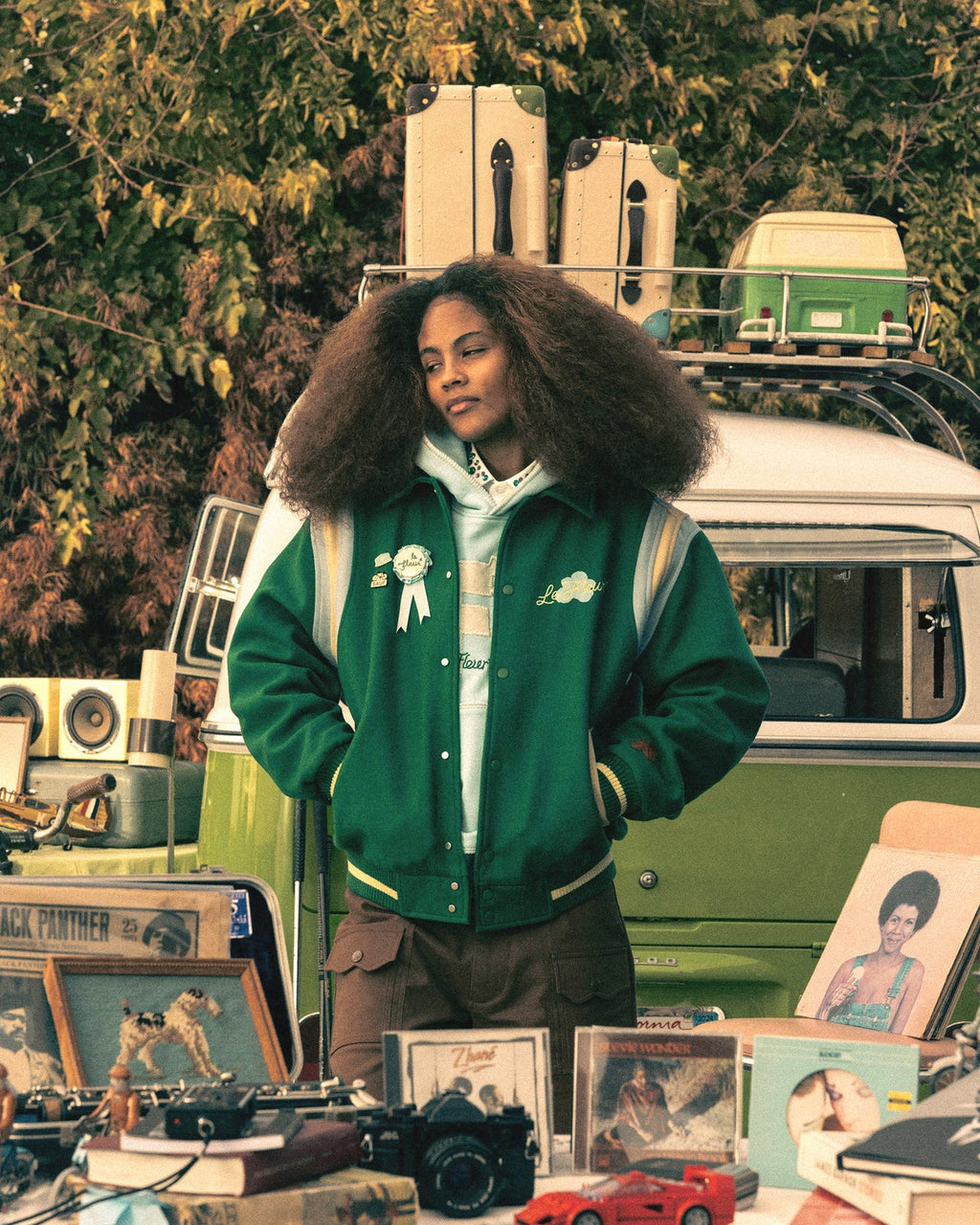 Chaqueta universitaria Petalers verde-Tyler, The Creator's GOLF le FLEUR*