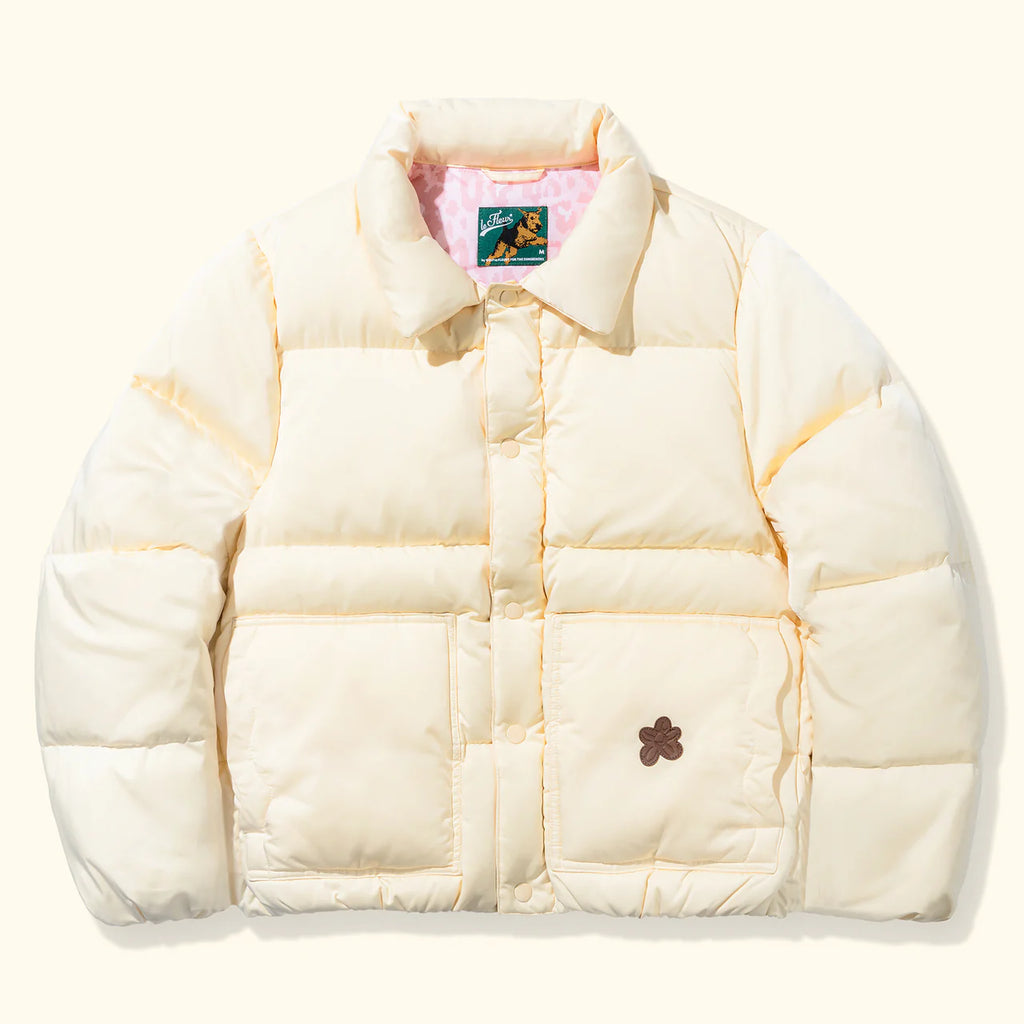 Chaqueta acolchada con cuello color crema-Tyler, The Creator's GOLF le FLEUR*