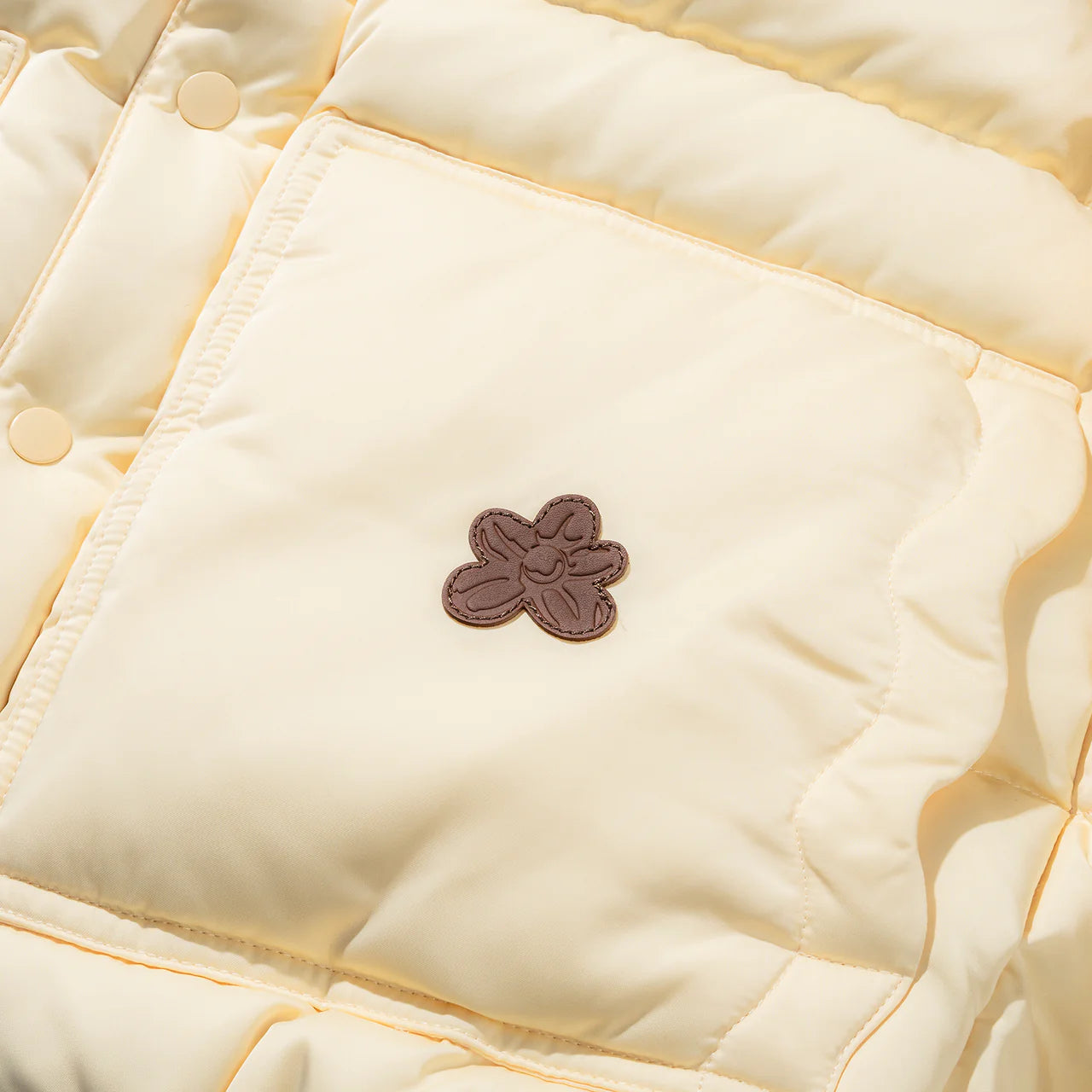 Chaqueta acolchada con cuello color crema-Tyler, The Creator's GOLF le FLEUR*