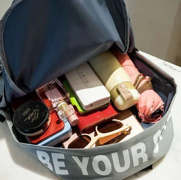 Mochila Unisex para Estudiantes - Gran Capacidad y Estilo Coreano