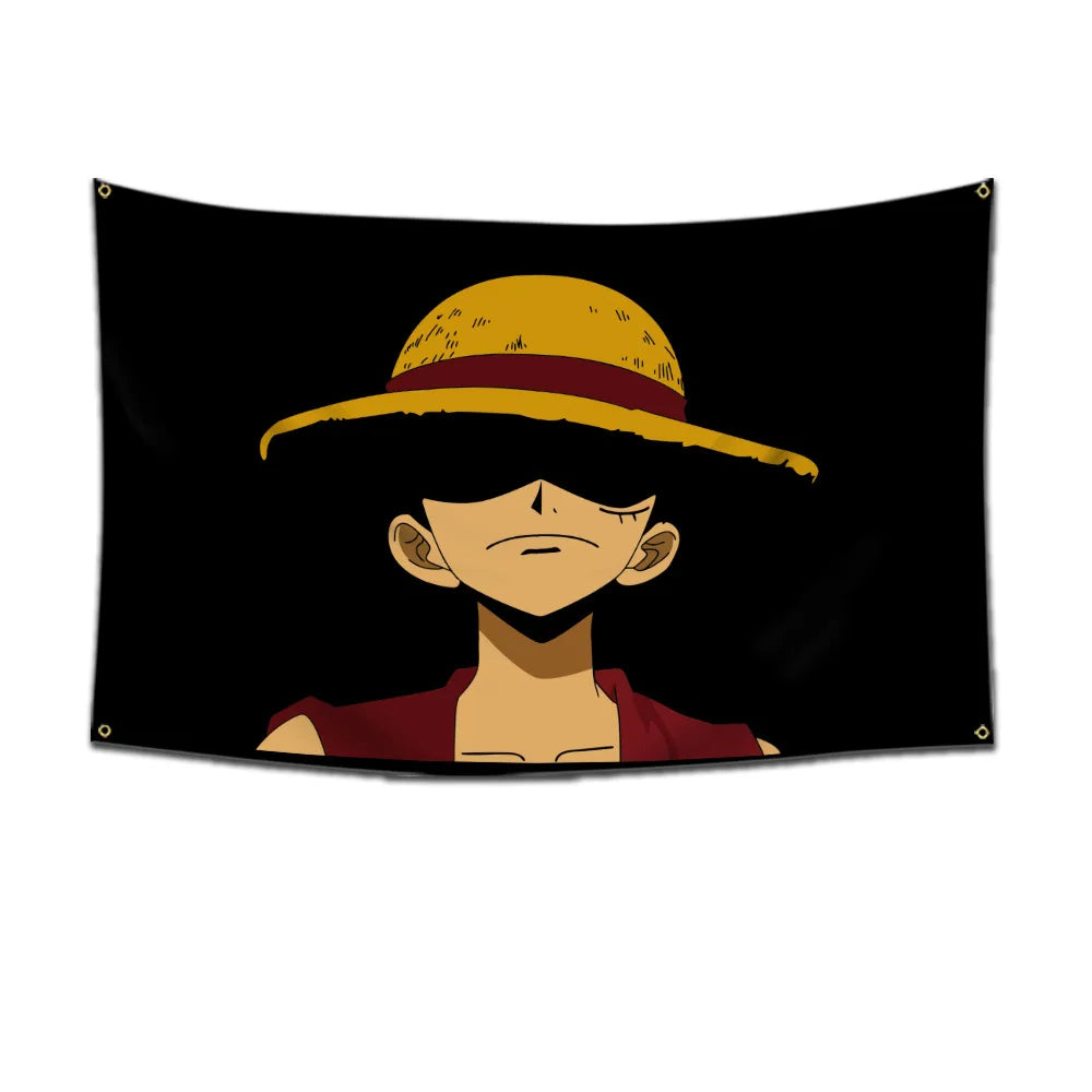 Bandai One Piece Bandera Pirata Luffy - Decoración de Pared 60x90cm