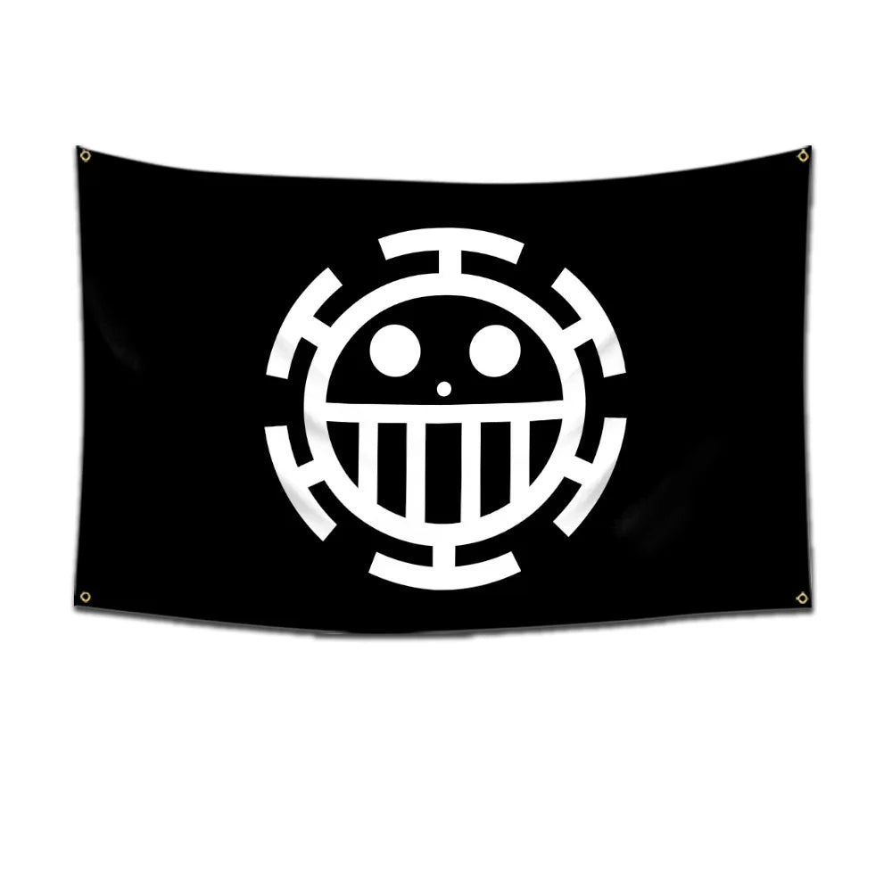 Bandai One Piece Bandera Pirata Luffy - Decoración de Pared 60x90cm