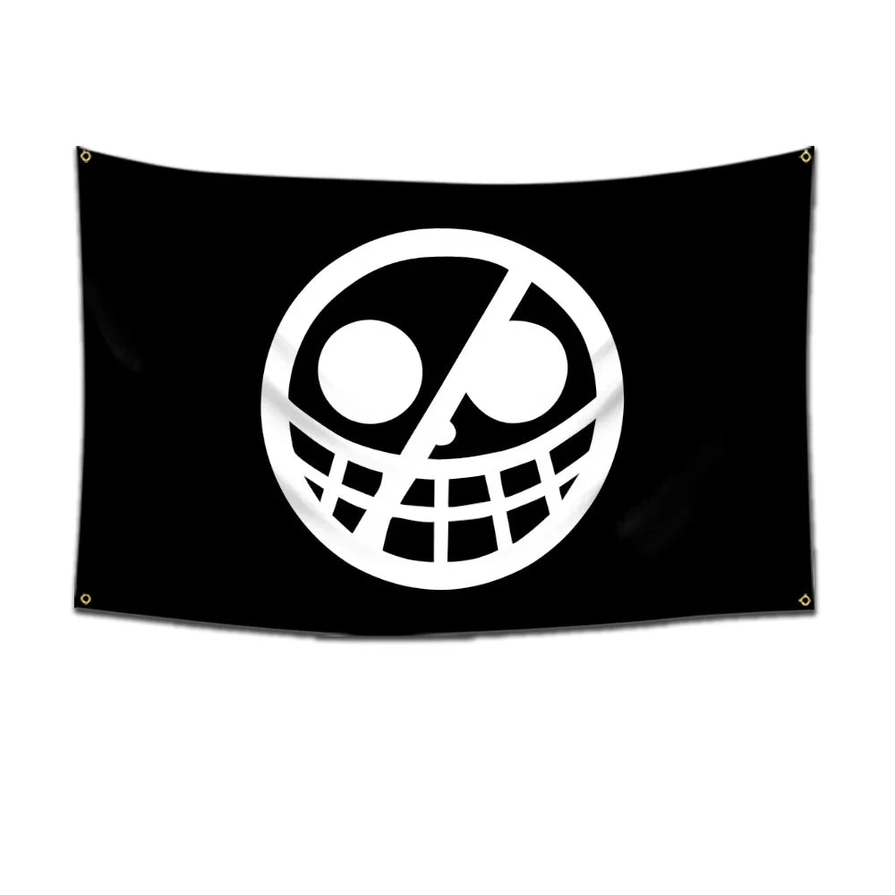 Bandai One Piece Bandera Pirata Luffy - Decoración de Pared 60x90cm