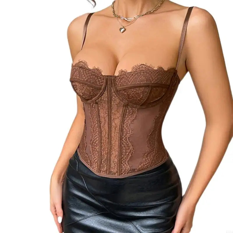 Sostenedor Bustier E56A para Mujer - Top Contorneador Ajustable y Cómodo