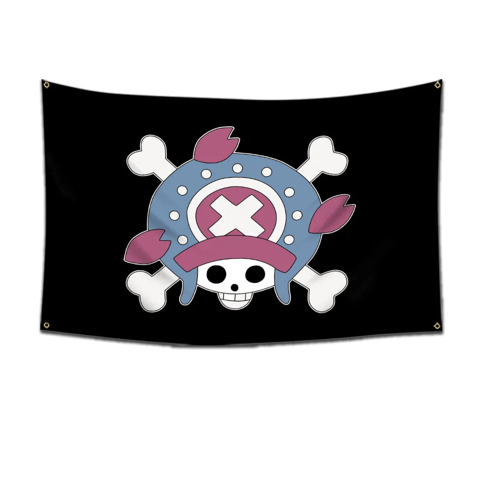Bandai One Piece Bandera Pirata Luffy - Decoración de Pared 60x90cm