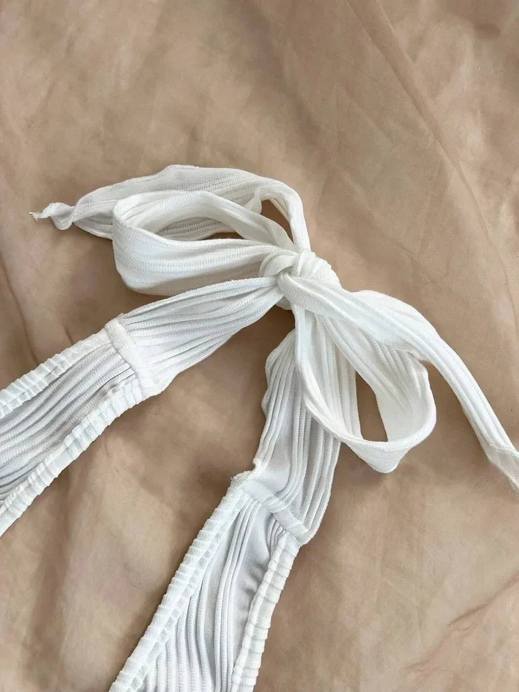 Top Corto Sexy de Cuello en V para Mujer