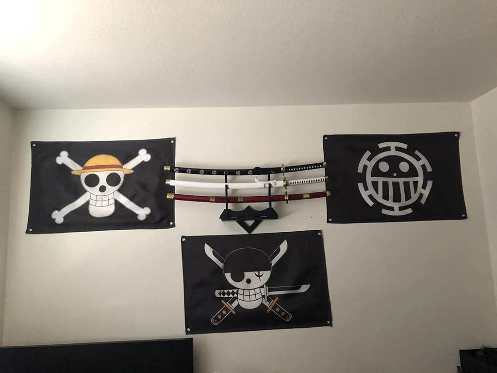 Bandai One Piece Bandera Pirata Luffy - Decoración de Pared 60x90cm