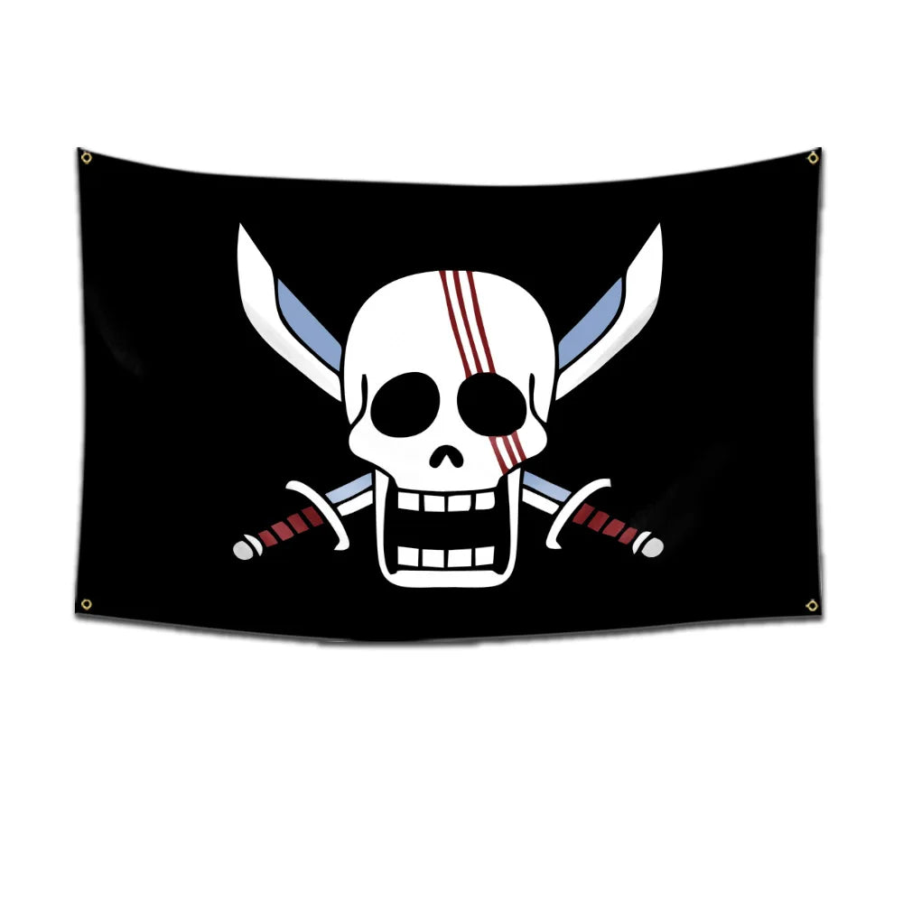 Bandai One Piece Bandera Pirata Luffy - Decoración de Pared 60x90cm