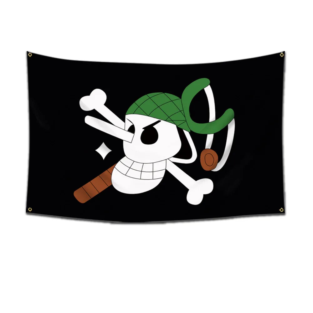 Bandai One Piece Bandera Pirata Luffy - Decoración de Pared 60x90cm