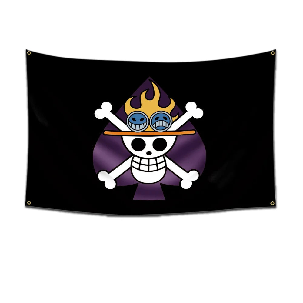Bandai One Piece Bandera Pirata Luffy - Decoración de Pared 60x90cm